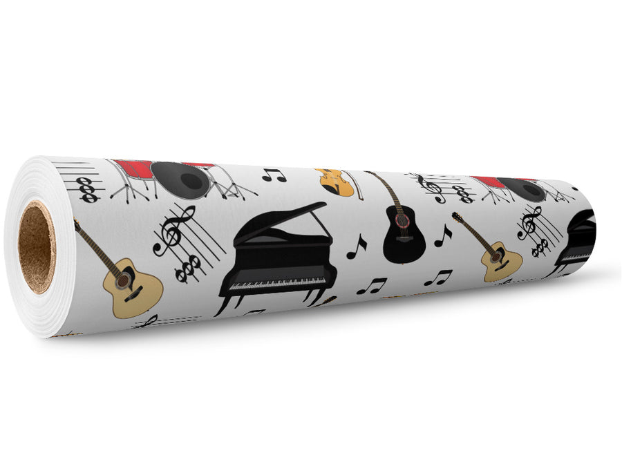 Unplugged Cover Music Wrap Film Wholesale Roll~Rwraps Series 914 Digitally Printed Vinyl Roll~5
