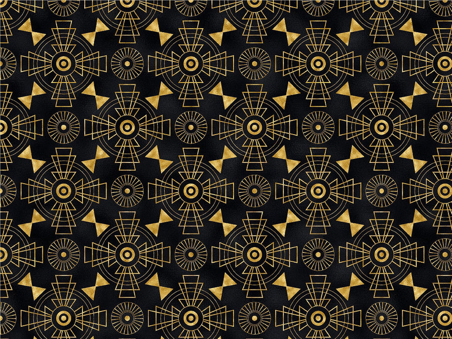 Upper-Class Signposts Art Deco Vinyl Wrap Pattern~Rwraps Series 914 Digitally Printed Vinyl Wrap~0