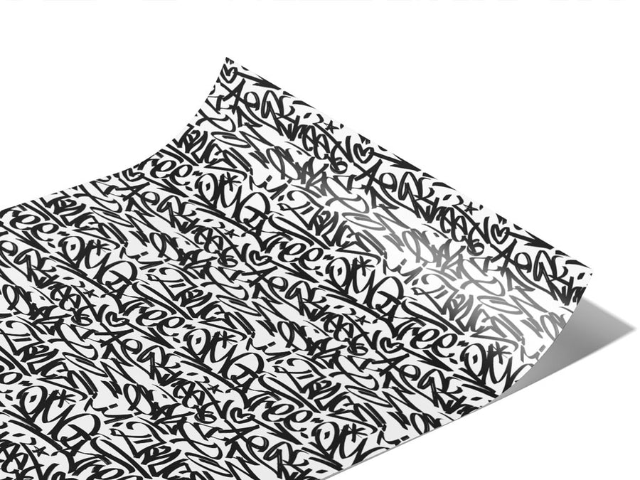Urban Art Graffiti Vinyl Wraps~Rwraps Series 914 Digitally Printed Vinyl Wrap~1