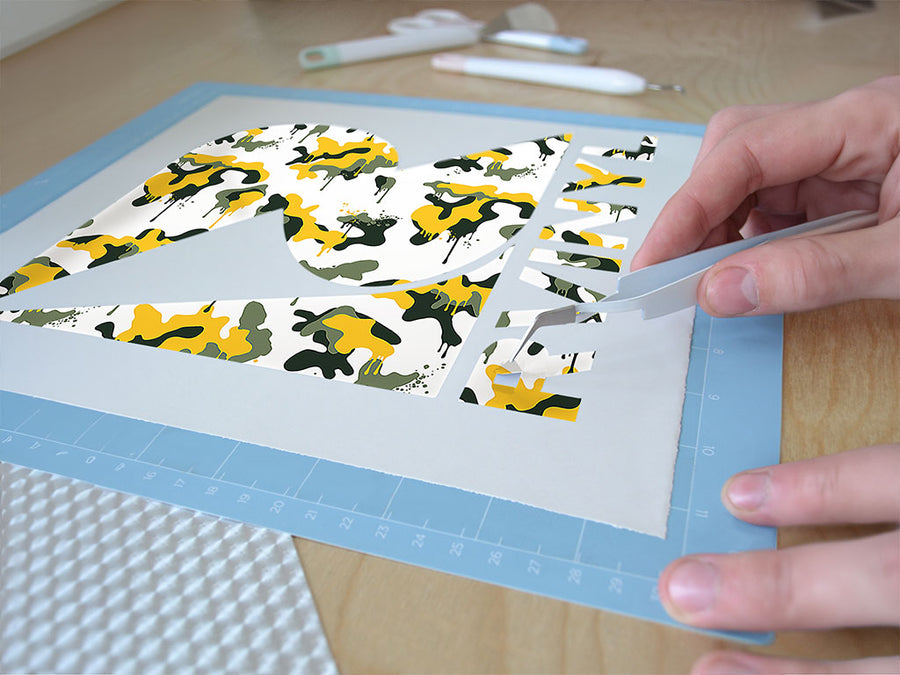 urban disguise camouflage Easy Weed Craft Vinyl