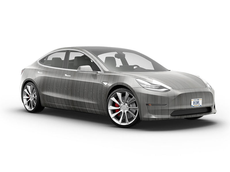 Urban Grey Wood Plank Vehicle Vinyl Wrap