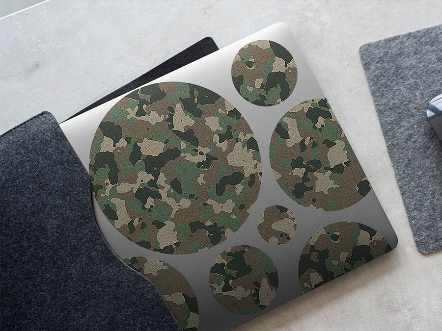 us woodland camouflage DIY Laptop Stickers
