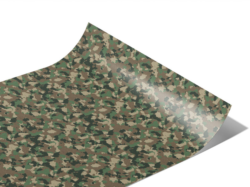 US Woodland Camouflage Vinyl Wraps~Rwraps Series 914 Digitally Printed Vinyl Wrap~1