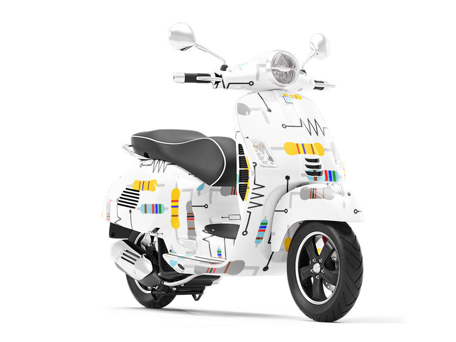 Useful Resistor Technology Vespa Scooter Wrap Film