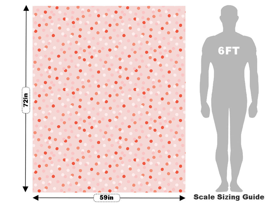 Valentine Confetti Polka Dot Vehicle Wrap Scale~Rwraps Series 914 Valentine Confetti Polka Dot Measurements~1