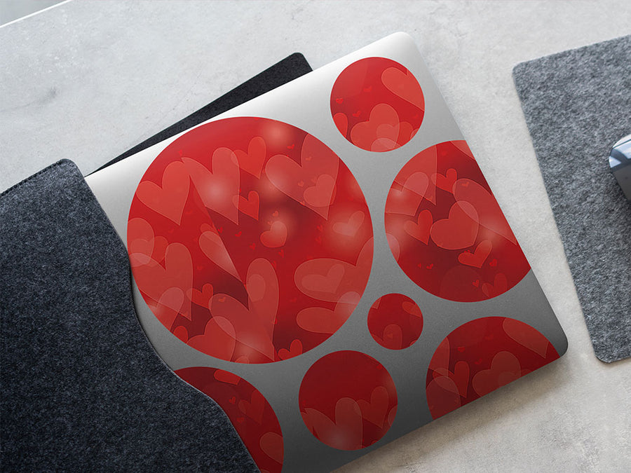 valentine glasses bokeh DIY Laptop Stickers