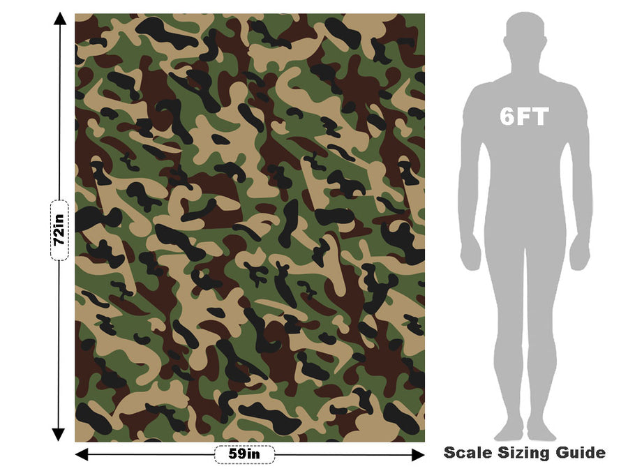 Valley Stream Camouflage Vehicle Wrap Scale~Rwraps Series 914 Valley Stream Camouflage Measurements~2