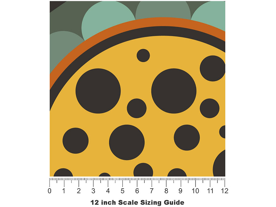 Vanilla Fudge Retro Vinyl Film Pattern Size 12 inch Scale~Rwraps Vanilla Fudge Retro Sizing Chart~2
