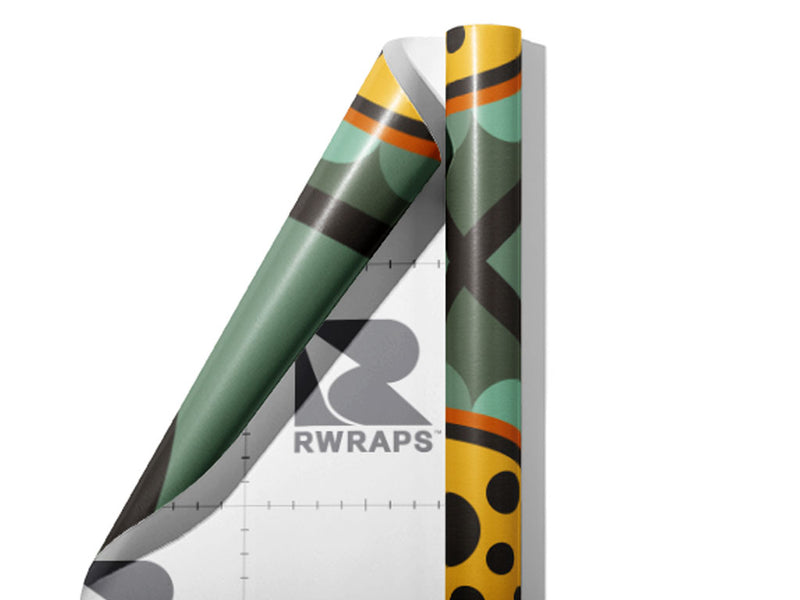 Vanilla Fudge Retro Wrap Film Sheets~Rwraps Series 914 Vanilla Fudge Retro Scrolled Sheet~3