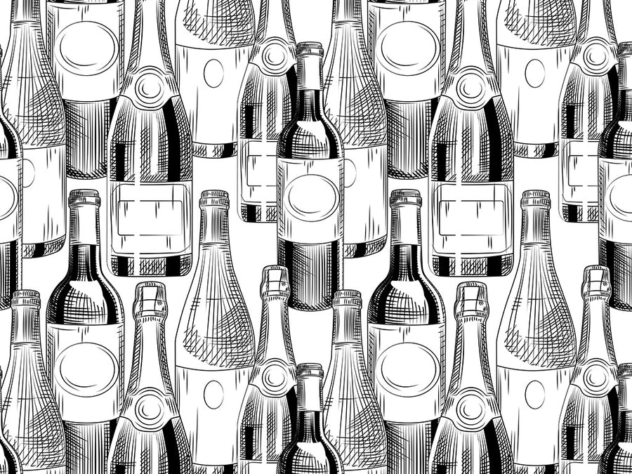 Various Vintages Alcohol Vinyl Wrap Pattern~Rwraps Series 914 Digitally Printed Vinyl Wrap~0