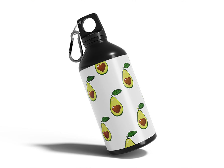 veggies only heart Water Bottle DIY Stickers