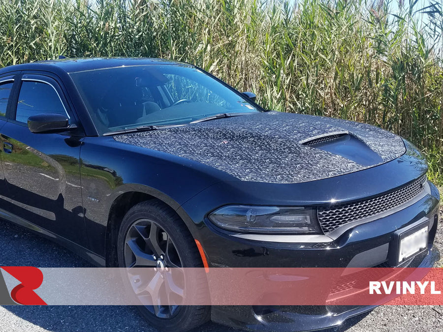 3M 2080 Series Shadow Black Custom Hood Wrap