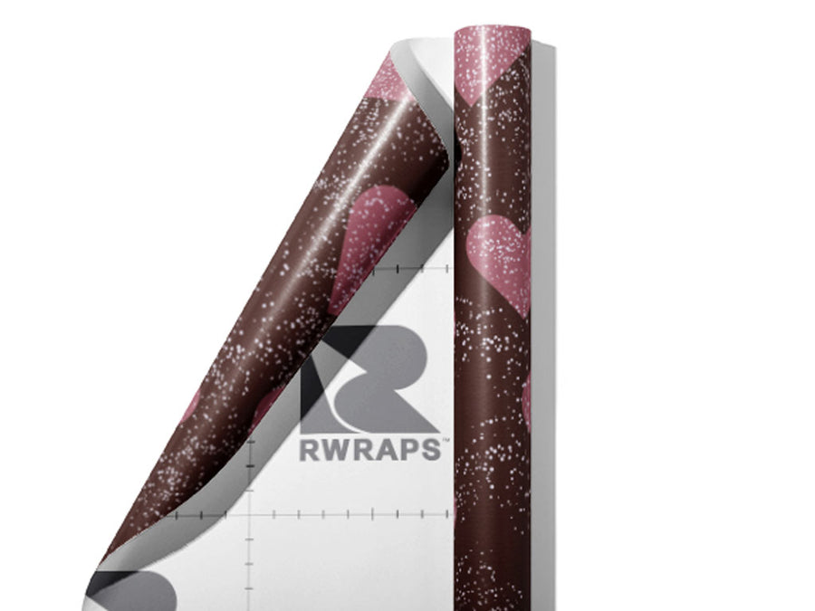 Veiled Secrets Heart Wrap Film Sheets~Rwraps Series 914 Veiled Secrets Heart Scrolled Sheet~3