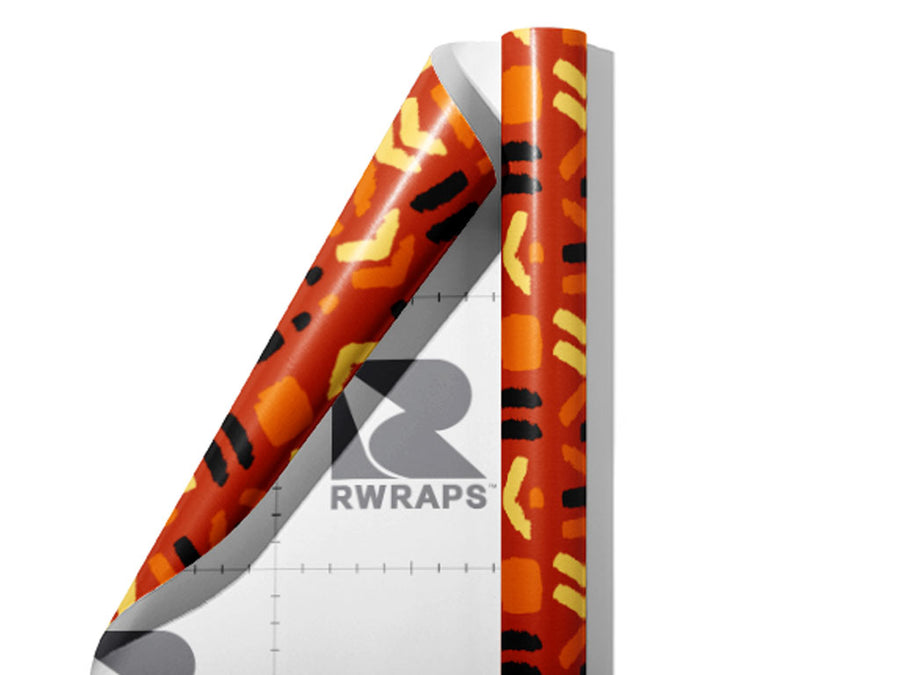 Velma Dinkley Abstract Wrap Film Sheets~Rwraps Series 914 Velma Dinkley Abstract Scrolled Sheet~3