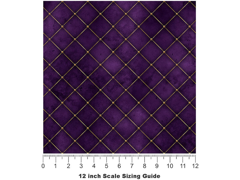 Velvet Cage Witch Vinyl Film Pattern Size 12 inch Scale~Rwraps Velvet Cage Witch Sizing Chart~2