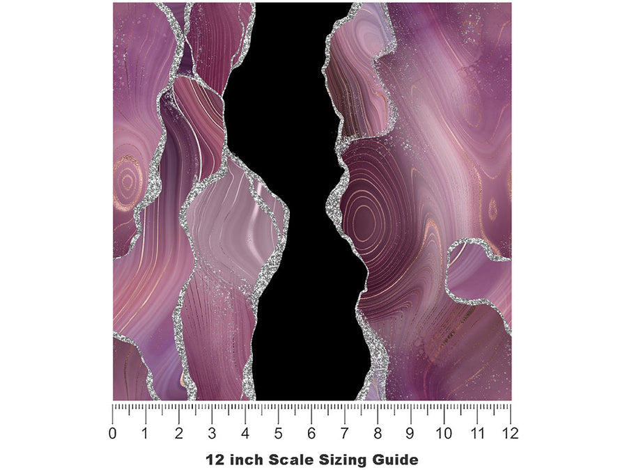 Velvet Gowns Gemstone Vinyl Film Pattern Size 12 inch Scale~Rwraps Velvet Gowns Gemstone Sizing Chart~2