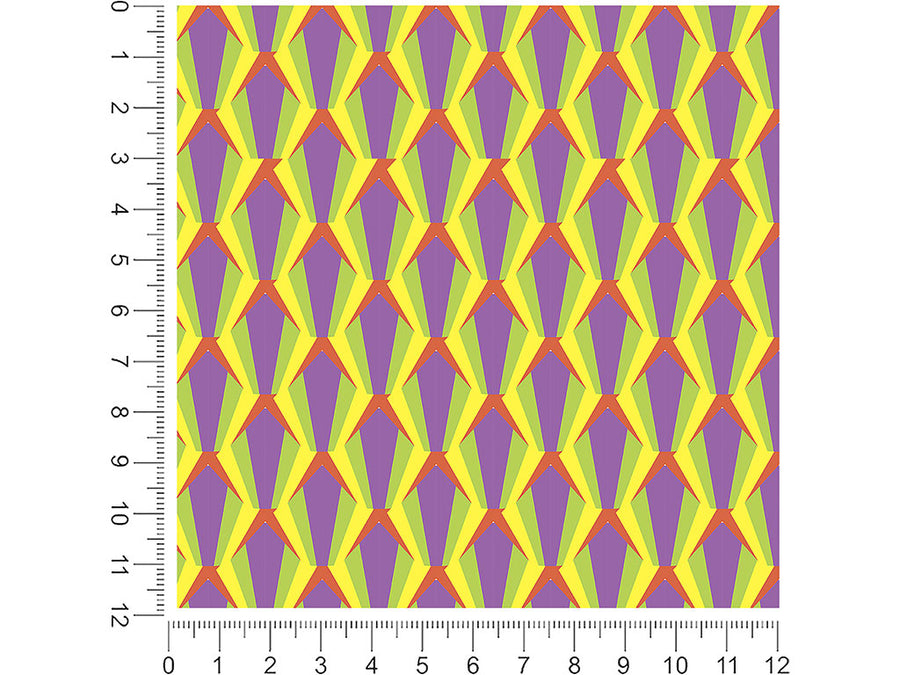 velveteen waves abstract geometric 1ft x 1ft Craft Sheets