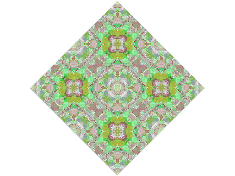 Verdant Nature Tile Vinyl Wrap Pattern