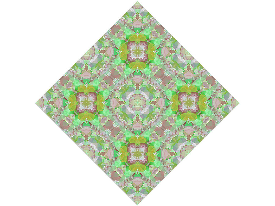 Verdant Nature Tile Vinyl Wrap Pattern