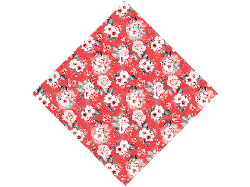 Versailles Carnation Floral Vinyl Wrap Pattern