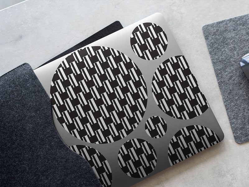 vertical stagnation mosaic DIY Laptop Stickers