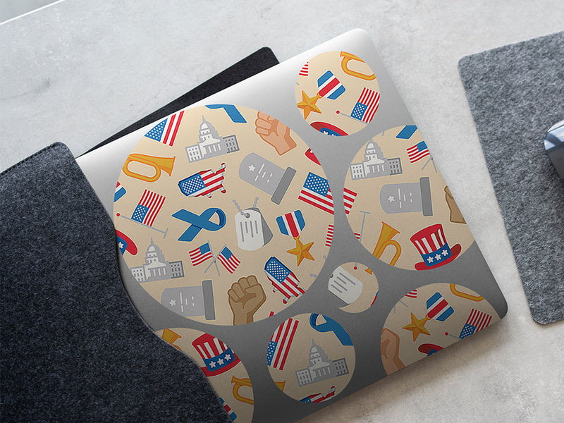 veteran's day DIY Laptop Stickers