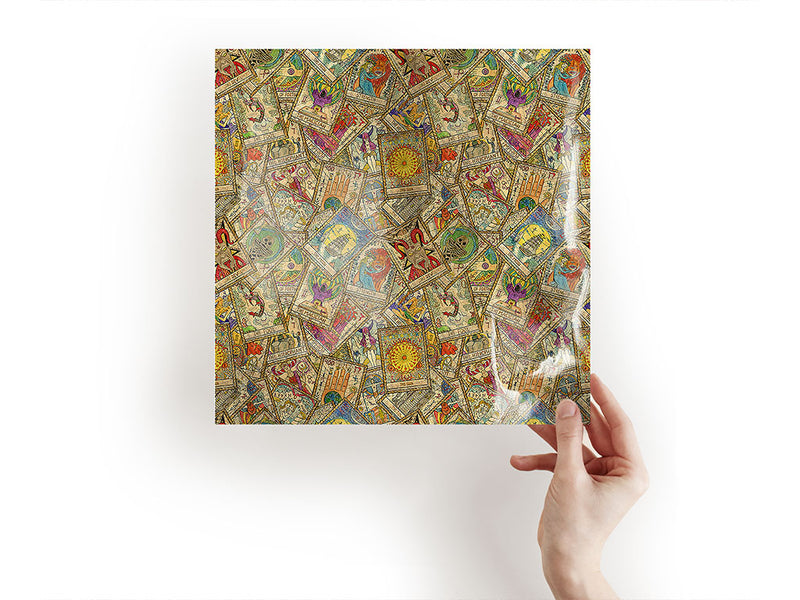vintage tarot horror Craft Sheets
