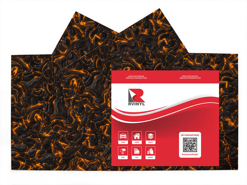 violent vesuvius lava Craft Vinyl Sheet Pack
