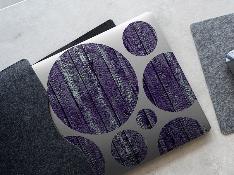 violet DIY Laptop Stickers