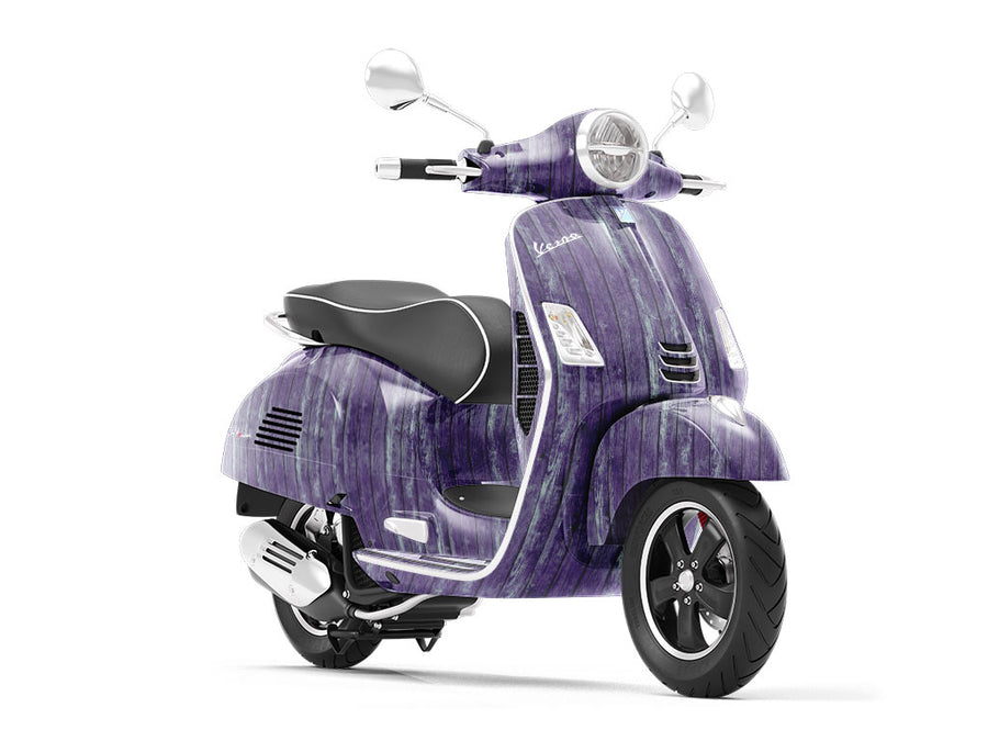 Violet Wood Plank Vespa Scooter Wrap Film