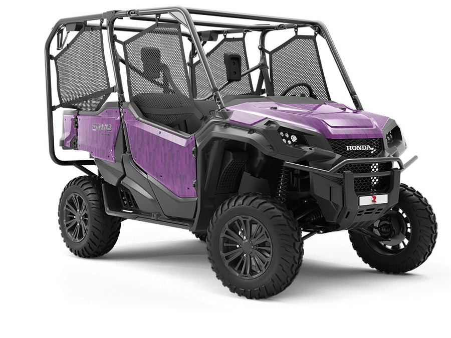 Violet Stain Wooden Parquet Utility Vehicle Vinyl Wrap