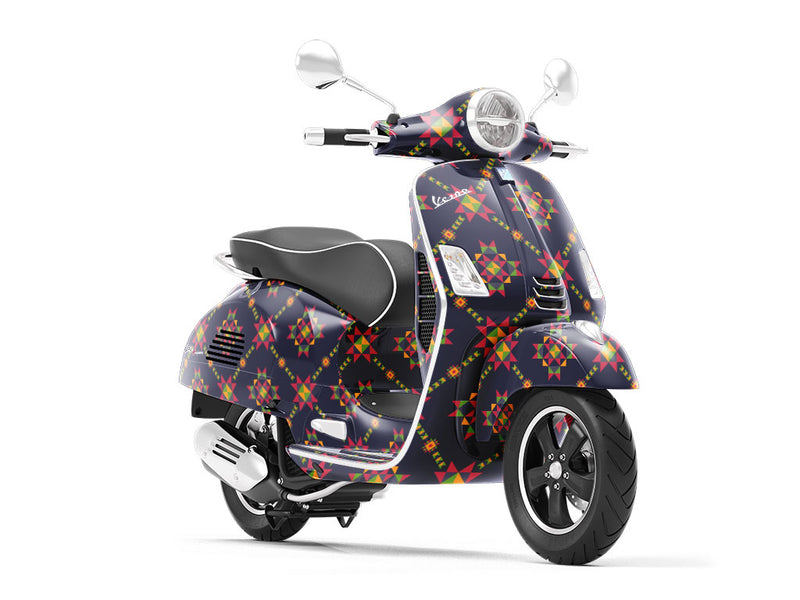 Viper Tongued Art Deco Vespa Scooter Wrap Film