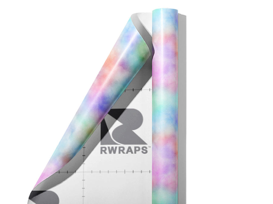 Virgin Rainbow Gemstone Wrap Film Sheets~Rwraps Series 914 Virgin Rainbow Gemstone Scrolled Sheet~3