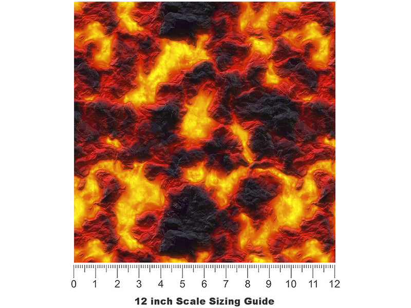 Viscous Death Lava Vinyl Film Pattern Size 12 inch Scale~Rwraps Viscous Death Lava Sizing Chart~2