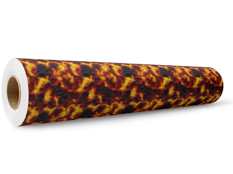 Viscous Death Lava Wrap Film Wholesale Roll~Rwraps Series 914 Digitally Printed Vinyl Roll~5