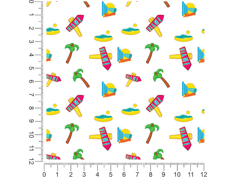 visit miami 1ft x 1ft Craft Sheets