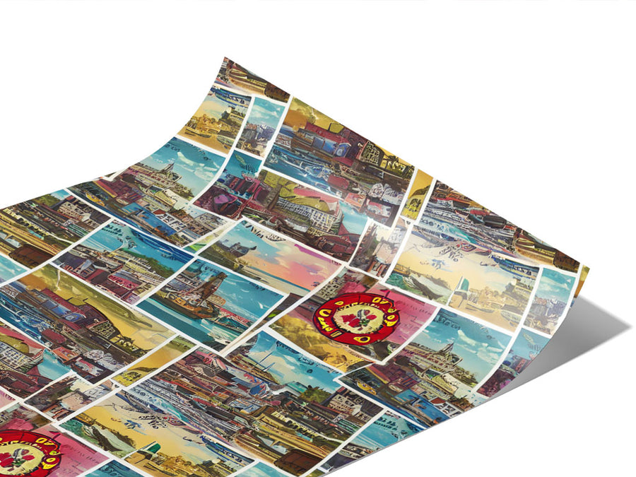 Visit Soon Sticker Bomb Vinyl Wraps~Rwraps Series 914 Digitally Printed Vinyl Wrap~1