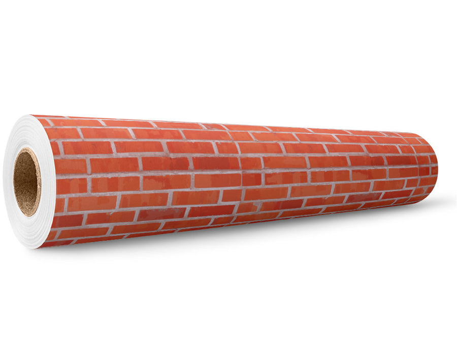Vivid Red Brick Wrap Film Wholesale Roll~Rwraps Series 914 Digitally Printed Vinyl Roll~5