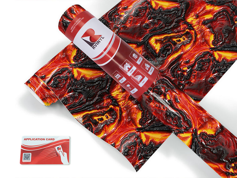 volatile temperament lava Craft Vinyl Roll
