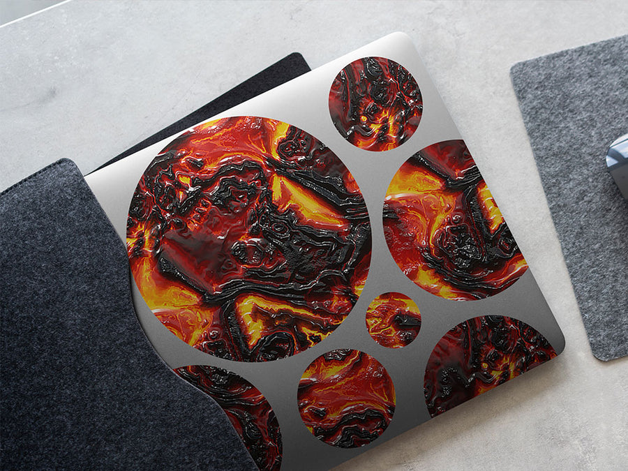 volatile temperament lava DIY Laptop Stickers