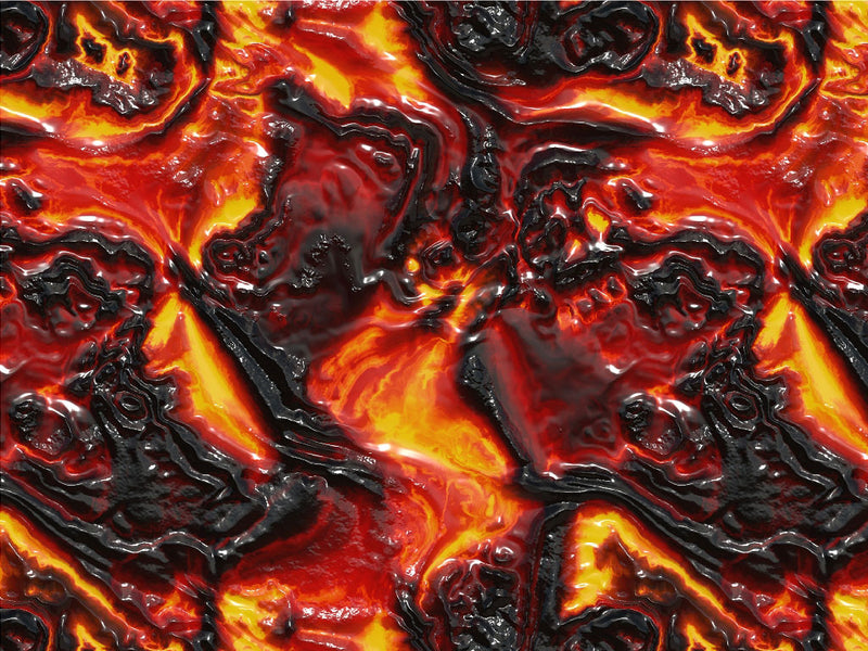 Volatile Temperament Lava Vinyl Wrap Pattern~Rwraps Series 914 Digitally Printed Vinyl Wrap~0