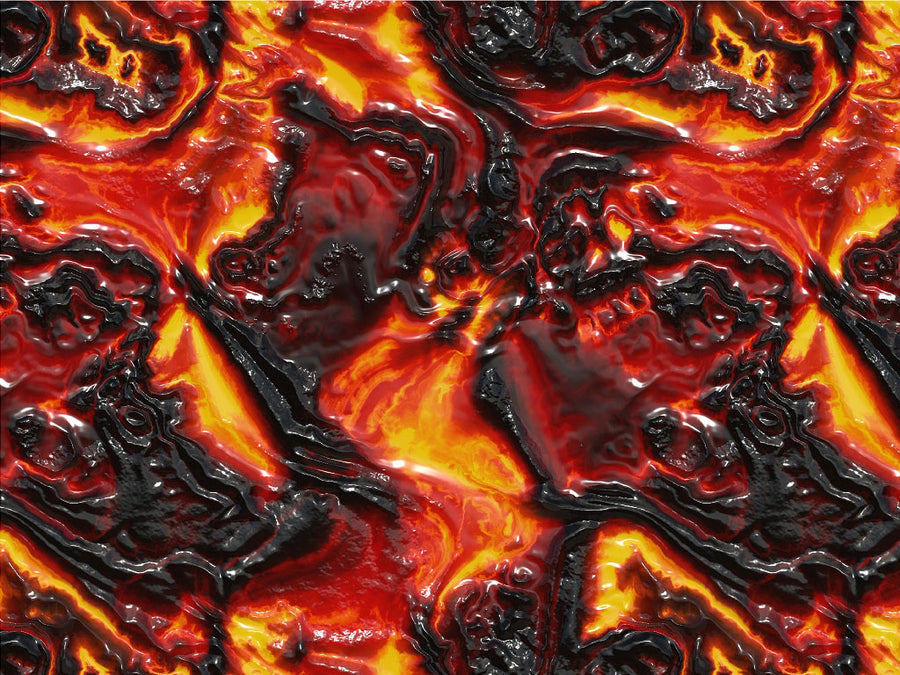 Volatile Temperament Lava Vinyl Wrap Pattern~Rwraps Series 914 Digitally Printed Vinyl Wrap~0