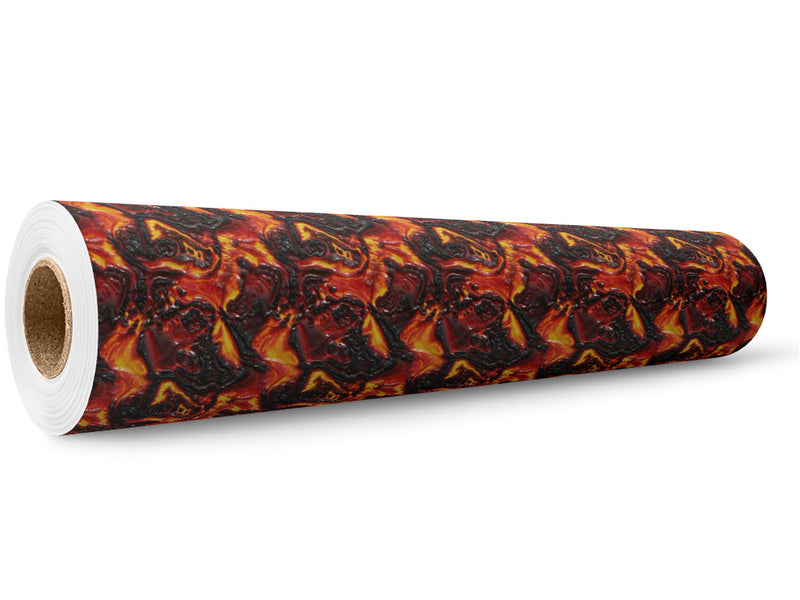Volatile Temperament Lava Wrap Film Wholesale Roll~Rwraps Series 914 Digitally Printed Vinyl Roll~5