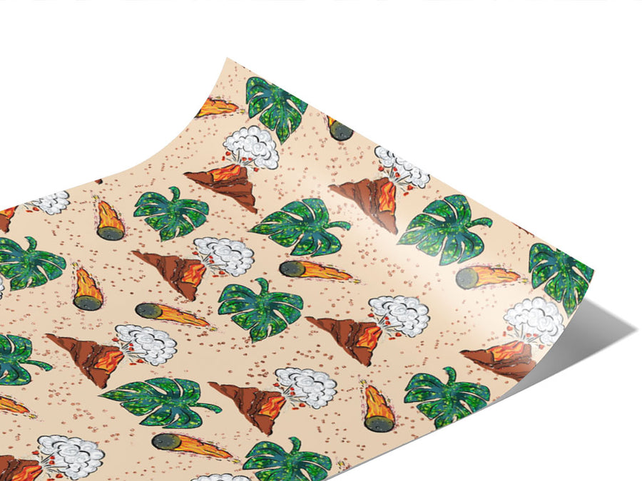 Volcanic Extinction Dinosaur Vinyl Wraps~Rwraps Series 914 Digitally Printed Vinyl Wrap~0