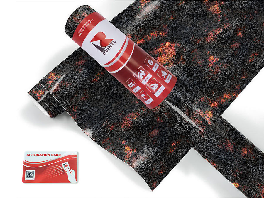 volcanic winter lava Craft Vinyl Roll