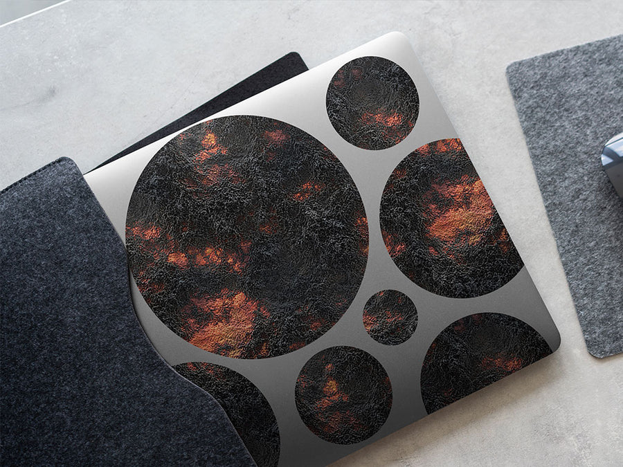 volcanic winter lava DIY Laptop Stickers