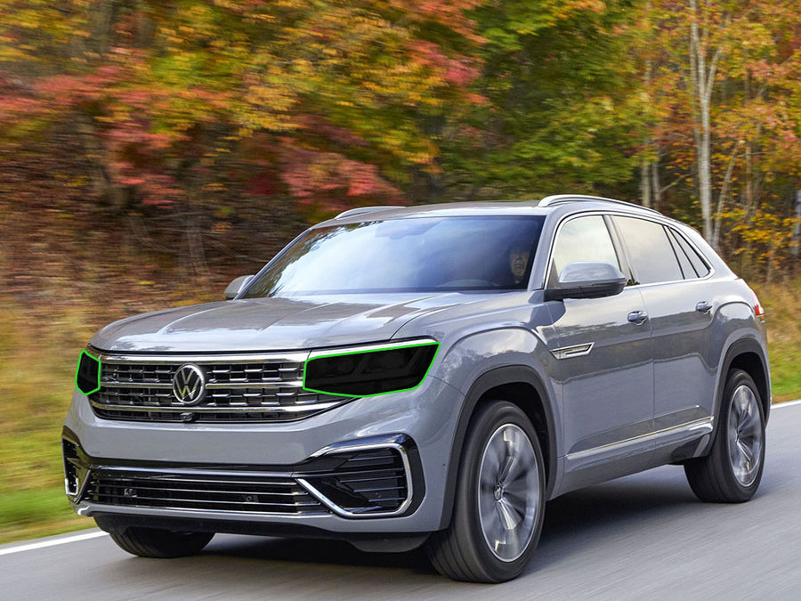 volkswagen atlas 2020-2023 (cross sport) Headlight Tint Location