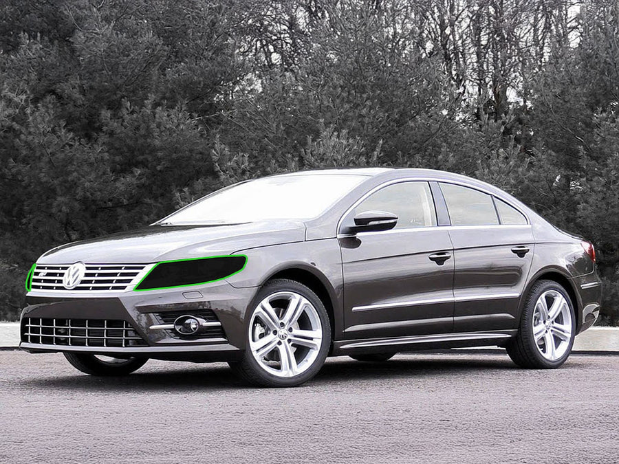 volkswagen cc 2013-2017 Headlight Tint Location