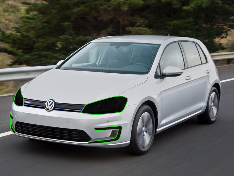 volkswagen e-golf 2015-2017 Headlight Tint Location