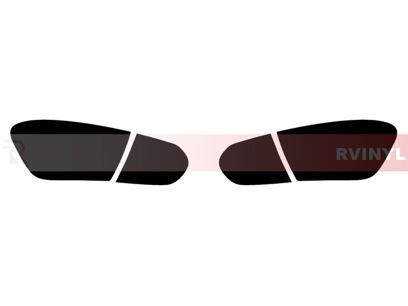 golf Precut Tail Light Tint Diagram